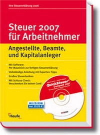 Abbildung von: Steuer 2007 für Arbeitnehmer - Haufe-Lexware