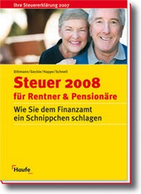 Enlarge image Cover: Steuer 2008 für Rentner und Pensionäre - Haufe-Lexware