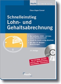 Enlarge image Cover: Schnelleinstieg in die Lohn- und Gehaltsabrechnung - Haufe-Lexware