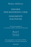 Cover: Theorie der modernen Lyrik - Hanser
