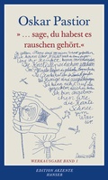 Cover: "...sage, du habest es rauschen geh&ouml;rt" - Hanser