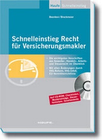Abbildung von: Schnelleinstieg Recht für Versicherungsmakler - Haufe-Lexware