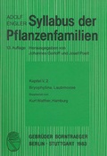 Cover: Syllabus der Pflanzenfamilien. Mit besonderer Ber&uuml;cksichtigung der... / Moose / Bryophytina - Borntraeger