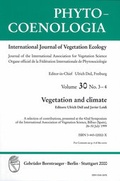 Cover: Phytocoenologia. Zeitschrift / Vegetation and Climate - Borntraeger