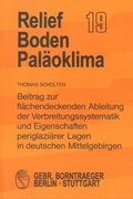Cover: Beitrag zur fl&auml;chendeckenden Ableitung der Verbreitungssystematik und Eigenschaften periglazi&auml;rer Lagen in deutschen Mittelgebirgen - Borntraeger