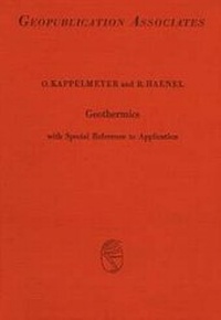 Enlarge image Cover: Geothermics with Special Reference to Application - Borntraeger