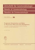 Cover: Periglaziale Deckschichten und B&ouml;den im Bayerischen Wald und seinen Randgebieten als geogene Grundlagen landschafts&ouml;kologischer Forschung im Bereich naturnaher Waldstandorte - Borntraeger