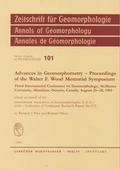 Cover: Advances in Geomorphometry - Borntraeger