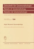 Cover: High Mountain Geomorphology - Borntraeger