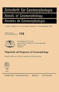 Cover: Magnitude and frequency in Geomorphology - Borntraeger