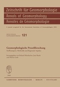 Cover: Geomorphologische Prozessforschung - Borntraeger