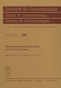 Cover: Mass movements in South-, West- und Central Germany - Borntraeger