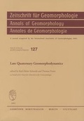 Cover: Late Quaternary Geomorphodynamics - Borntraeger