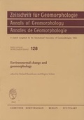Cover: Environmental change and geomorphology - Borntraeger