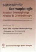 Cover: Karst and Applied Geomorphology - Borntraeger