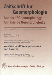 Enlarge image Cover: Volcanic landforms, processes and hazards - Borntraeger