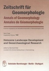 Enlarge image Cover: Holocene Landscape Development and Geoarchaeological Research - Borntraeger