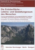 Cover: Die Erdoberfl&auml;che - Lebens- und Gestaltungsraum des Menschen - Borntraeger