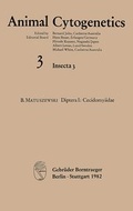 Cover: Animal Cytogenetics / Insecta / Diptera I: Cecidomyiidae - Borntraeger