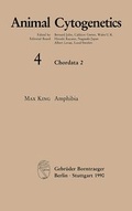 Cover: Animal Cytogenetics / Chordata / Amphibia - Borntraeger