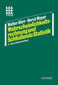 Cover: Wahrscheinlichkeitsrechnung und Schlie&szlig;ende Statistik - Hanser