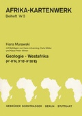 Cover: Afrika-Kartenwerk. Farbige Karten auf Speziallandkartenpapier. Dreisprachige Legenden / Serie W: Westafrika (Nigeria, Kamerun) / Geologie Westafrika - Borntraeger