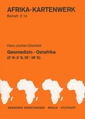 Cover: Afrika-Kartenwerk. Farbige Karten auf Speziallandkartenpapier. Dreisprachige Legenden / Serie E: Ostafrika (Kenya, Uganda, Tanzania) / Geomedizin. 1:1 Mill / Geomedizin Ostafrika - Borntraeger