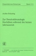 Cover: Zur Dendroklimatologie Hochtibets w&auml;hrend des letzten Jahrtausends - Borntraeger