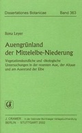 Cover: Auengr&uuml;nland der Mittelelbe-Niederung - Borntraeger
