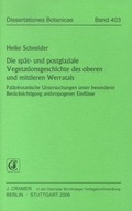 Cover: Die sp&auml;t- und postglaziale Vegetationsgeschichte des oberen und mittleren Werratals - Borntraeger