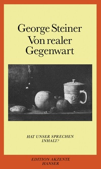 Abbildung von: Von realer Gegenwart - Hanser