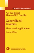 Cover: Generalized Inverses - Springer