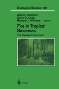 Cover: Fire in Tropical Savannas - Springer