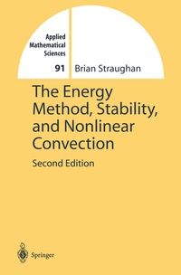 Abbildung von: The Energy Method, Stability, and Nonlinear Convection - Springer