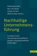 Cover: Nachhaltige Unternehmensf&uuml;hrung - Hanser