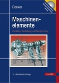 Cover: Decker Maschinenelemente - Hanser