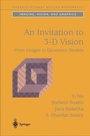 Cover: An Invitation to 3-D Vision - Springer