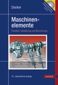 Cover: Decker Maschinenelemente - Hanser
