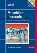Cover: Decker Maschinenelemente - Hanser