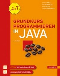 Enlarge image Cover: Grundkurs Programmieren in Java - Hanser