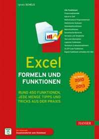 Abbildung von: Excel Formeln und Funktionen - Hanser