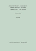 Cover: Dokumente zur Geschichte der iranischen Hunnen in Baktrien und Indien - Harrassowitz Verlag