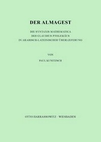 Abbildung von: Der Almagest - Harrassowitz Verlag