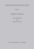 Cover: Tempel und Kult - Harrassowitz Verlag