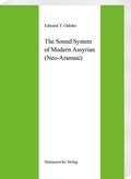 Cover: The Sound System of Modern Assyrian (Neo-Aramaic) - Harrassowitz Verlag