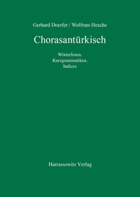 Enlarge image Cover: Chorasantürkisch - Harrassowitz Verlag