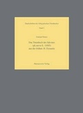 Cover: Das Totenbuch des Jah-mes (pLouvre E. 11085) aus der fr&uuml;hen 18. Dynastie - Harrassowitz Verlag