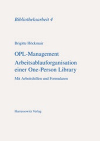 Abbildung von: OPL-Management - Harrassowitz Verlag