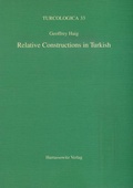 Cover: Relative Constructions in Turkish - Harrassowitz Verlag