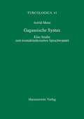 Cover: Gagausische Syntax - Harrassowitz Verlag